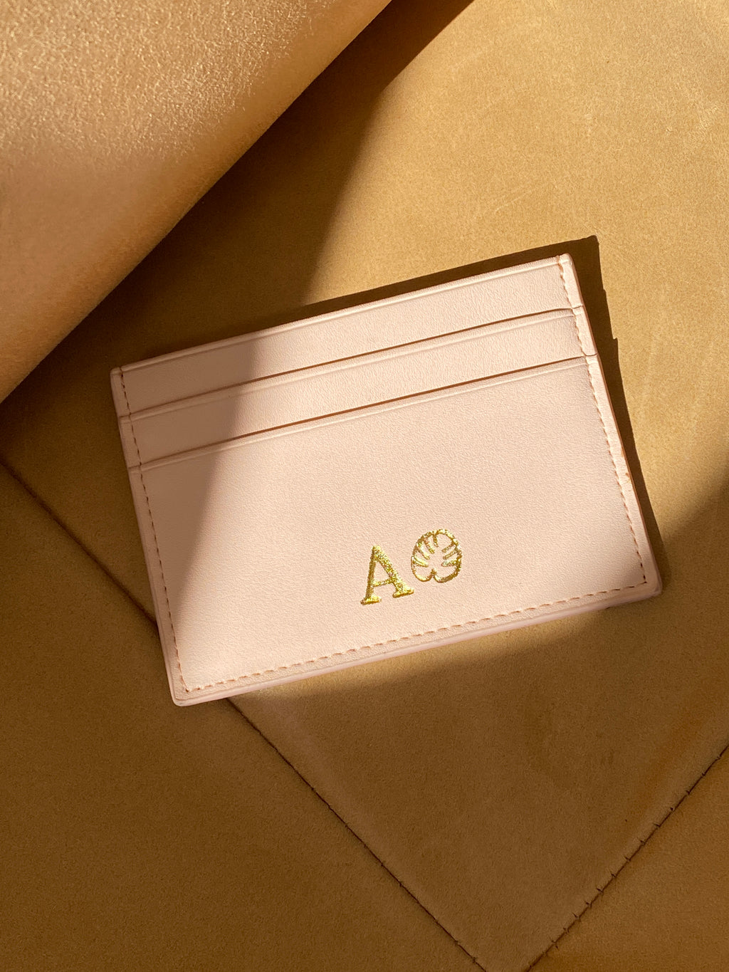 Nude Smooth Leather Cardholder