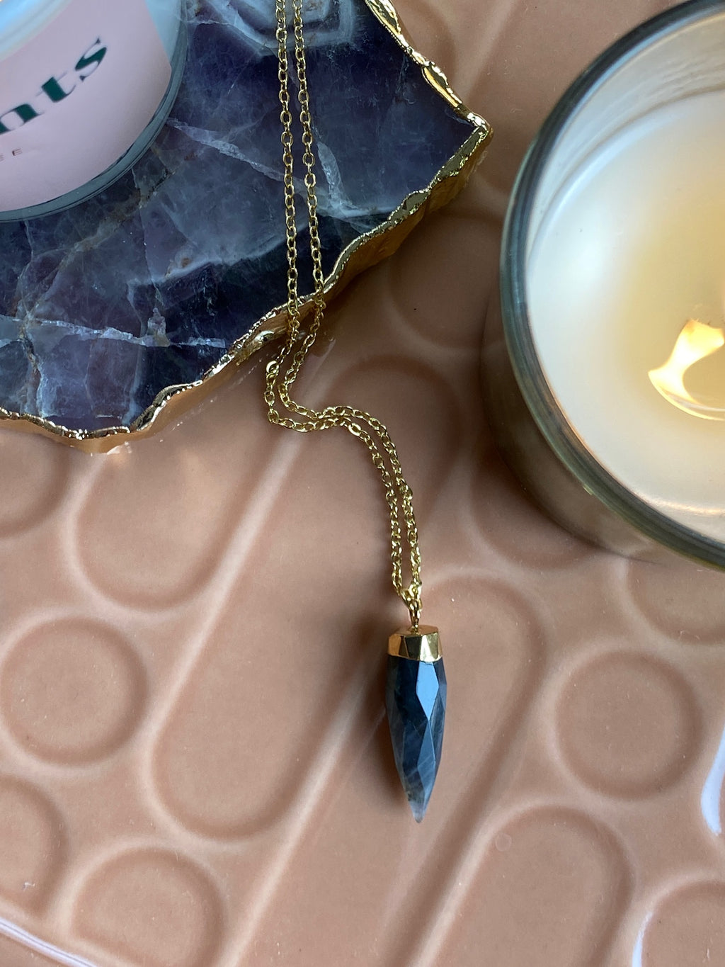 Durga Pendant | Labradorite