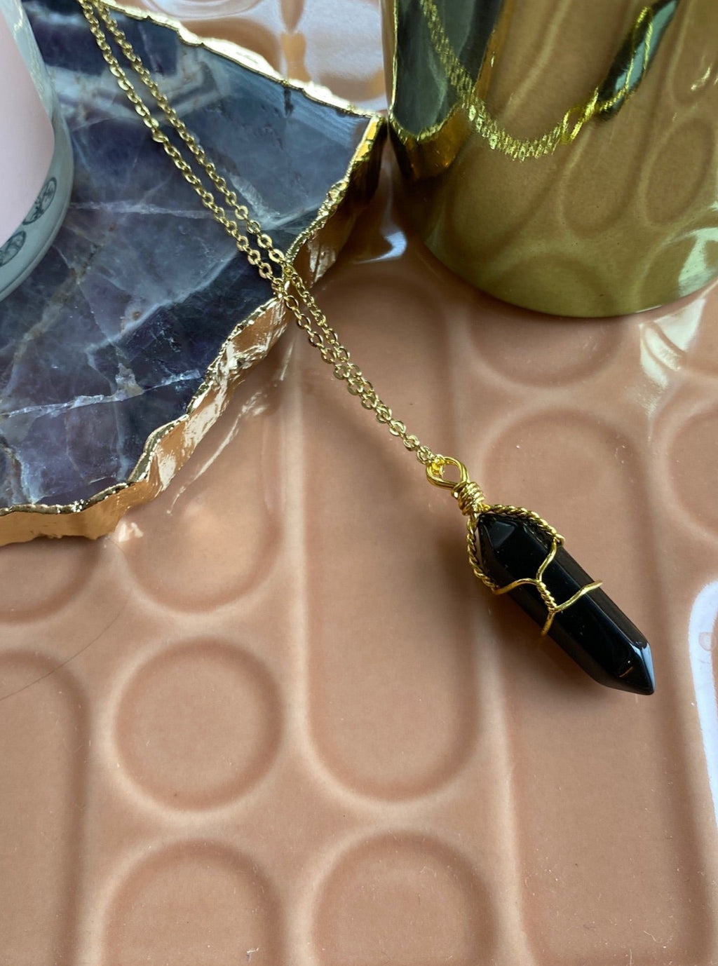 Helene Pendant | Onyx